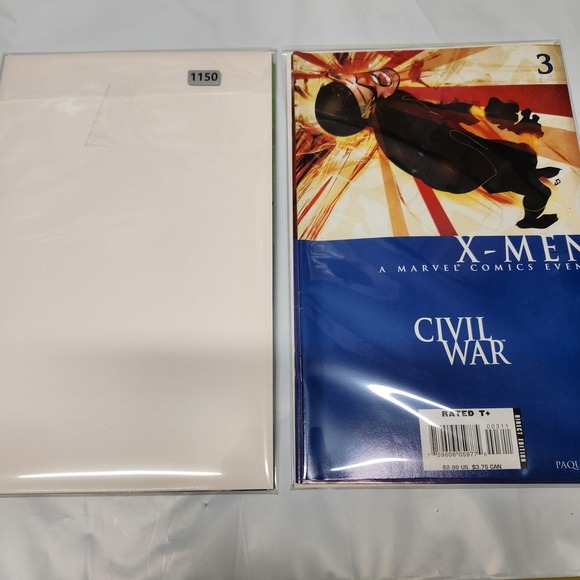 Marvel Comics X-Men Civil War #1-4 2006 Comic Book Lot - Picture 5 of 5